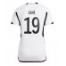Billige Tyskland Leroy Sane #19 Hjemmebane Fodboldtrøjer Dame VM 2022 Kortærmet